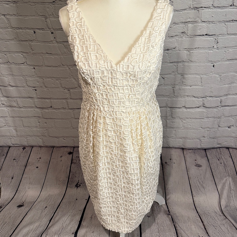 Carmen Marc Valvo Embellished Dress